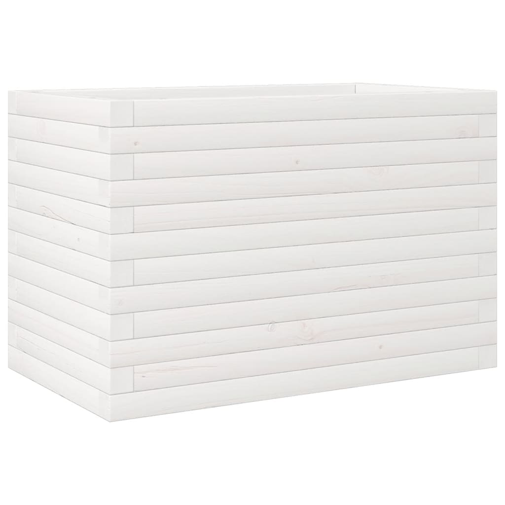 VidaXL Planning box 70x40x45.5 cm Solid pine white