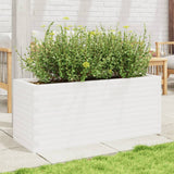 VidaXL Planning box 110x40x45.5 cm Solid pine white