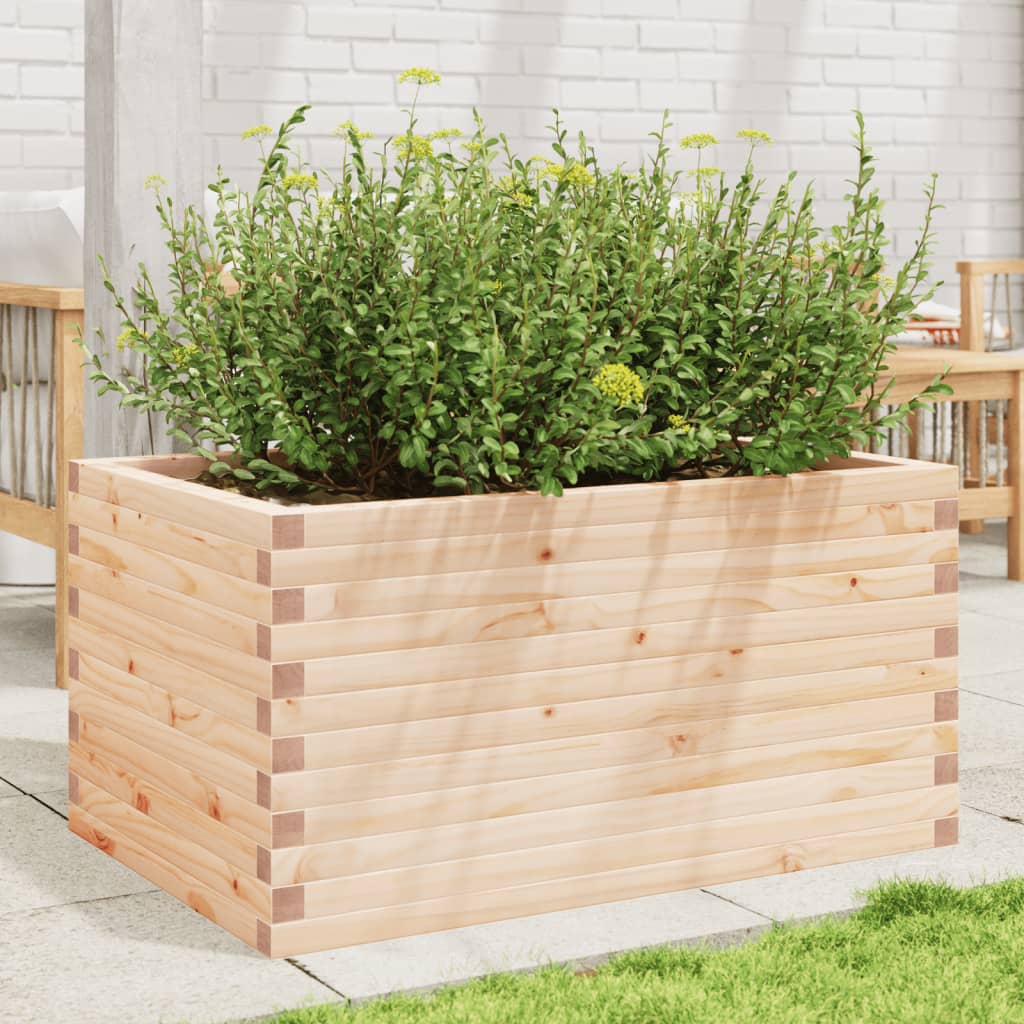 Boîte de planification Vidaxl 90x60x45.5 cm Pine solide