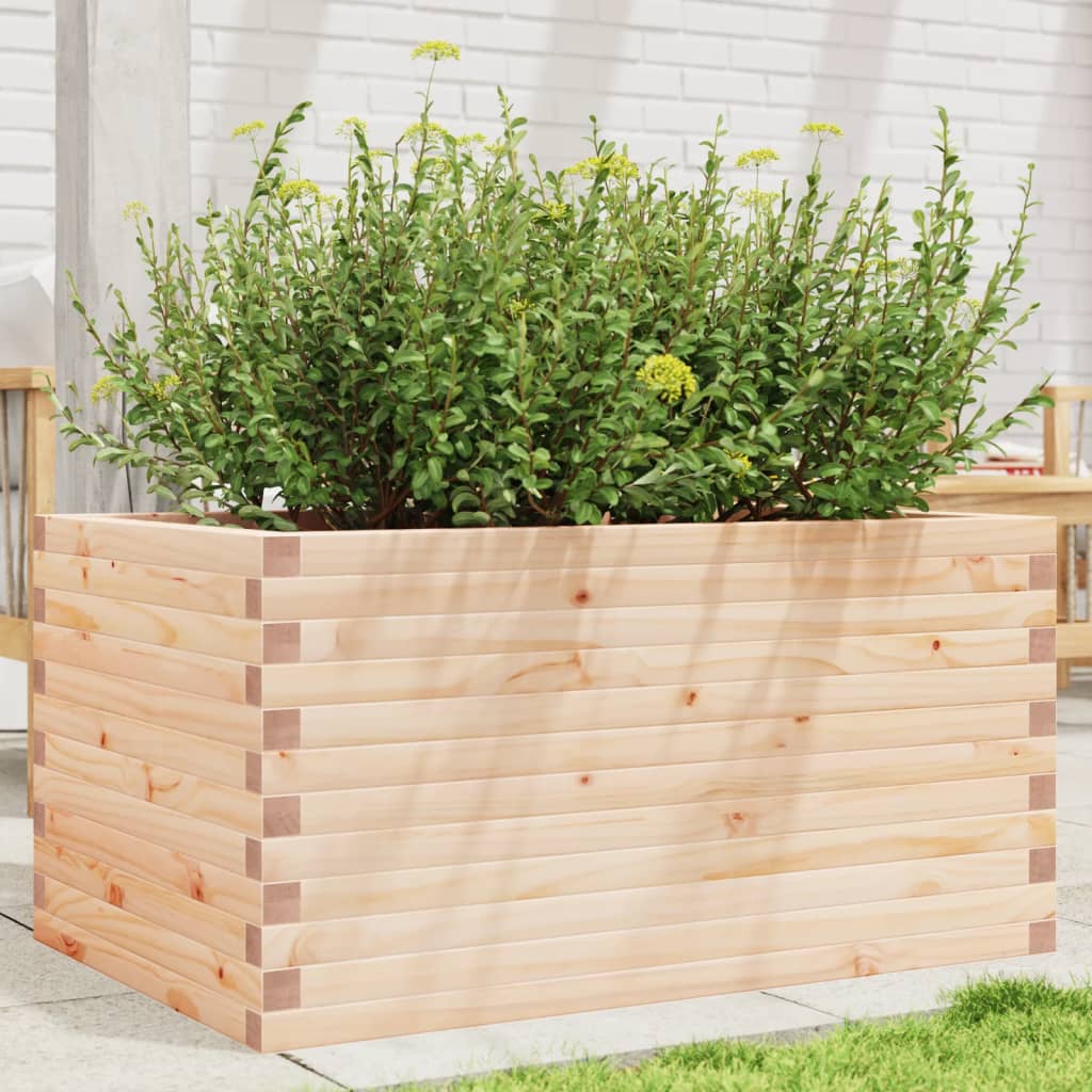 Boîte de planification Vidaxl 90x60x45.5 cm Pine solide
