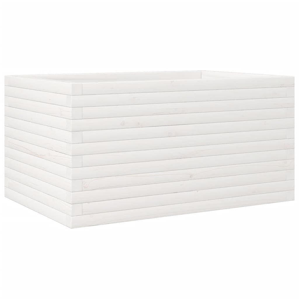 VidaXL Planning box 90x60x45.5 cm Solid pine white