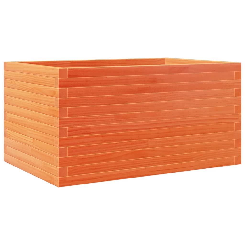 Vidaxl Planning box 90x60x45.5 cm Solid pine wash brown