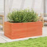 Vidaxl Planning box 110x60x45.5 cm Solid pine wash brown