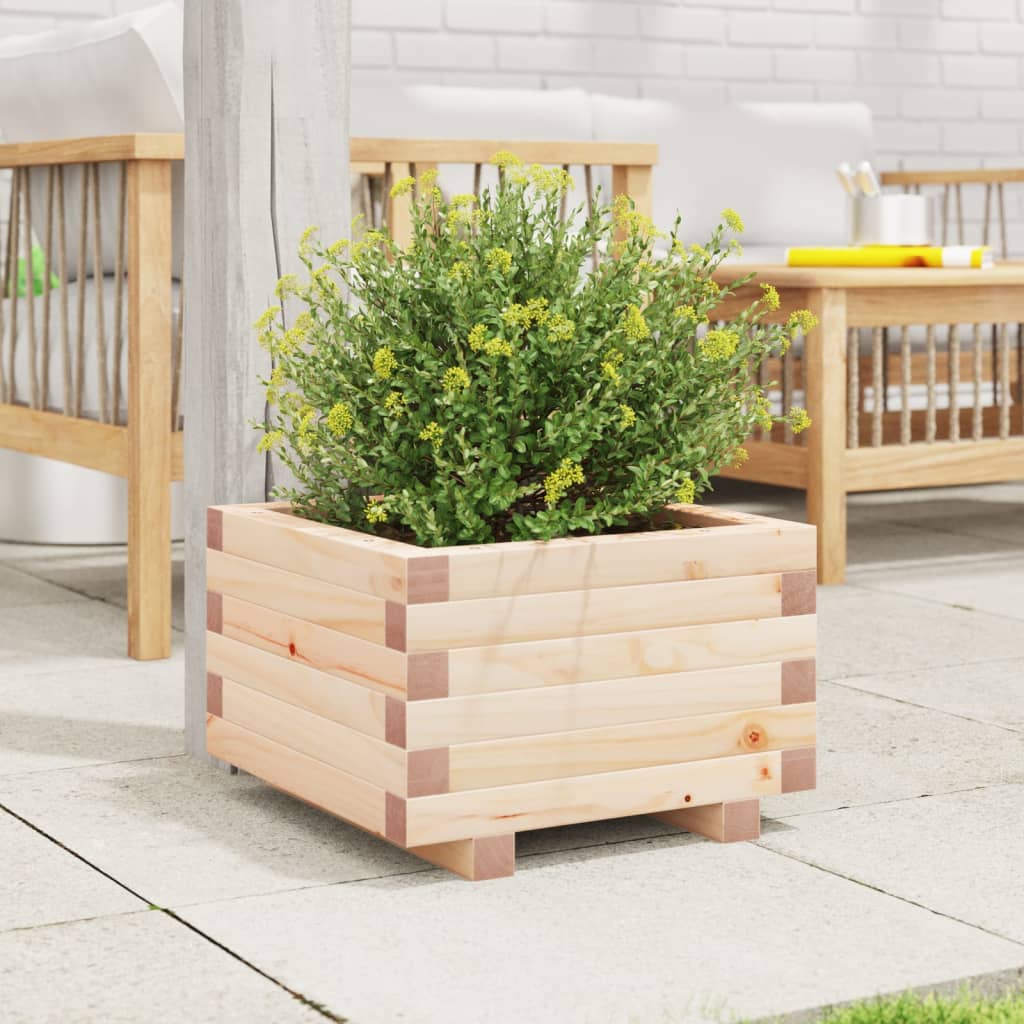 VidaXL Planning box 40x40x26.5 cm Solid pine
