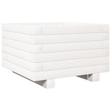 VidaXL Planning box 40x40x26.5 cm Solid pine white