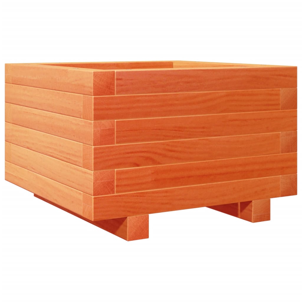 VidaXL Planter Big 40x40x26.5 cm Solid pine wash brown
