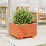 VidaXL Planter Big 40x40x26.5 cm Solid pine wash brown