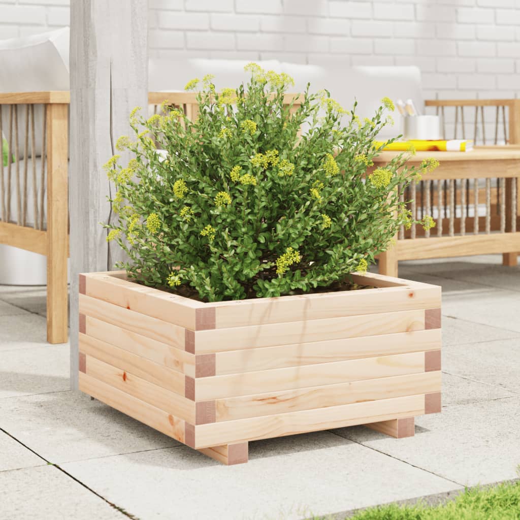 VidaXL Planning box 50x50x26.5 cm Solid pine