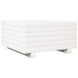 VidaXL Planning box 50x50x26.5 cm Solid pine white
