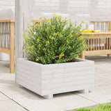 VidaXL Planning box 50x50x26.5 cm Solid pine white