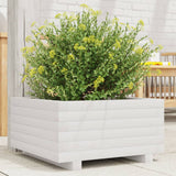 VidaXL Planning box 50x50x26.5 cm Solid pine white