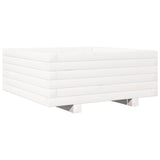 Vidaxl Planungskëscht 60x60.5 cm falen zolidd Wäiss