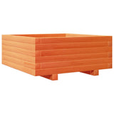 VidaXL Planning box 60x60x26.5 cm Solid pine wash brown