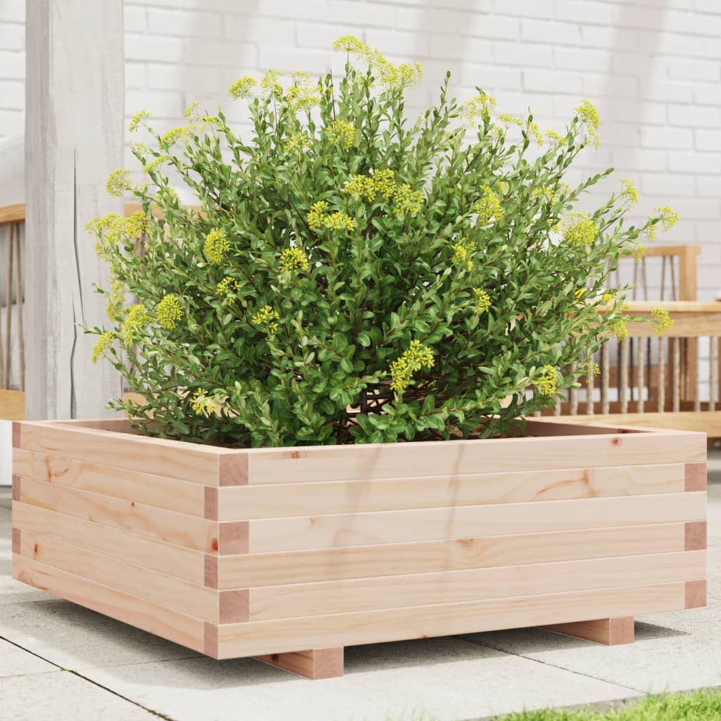 VidaXL Planning box 70x70x26.5 cm Solid pine