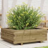 VidaXL Planter Big 70x70x26.5 cm Impregnated pine