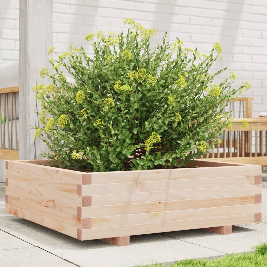 Planowanie planowania vidaxl 80x80x26,5 cm sosna stała