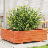 VidaXL Planning box 80x80x26.5 cm Solid pine wash brown