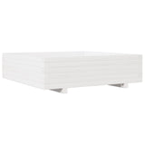 VIDAXL -Planungsbox 90x90x26,5 cm Festkiefer weiß