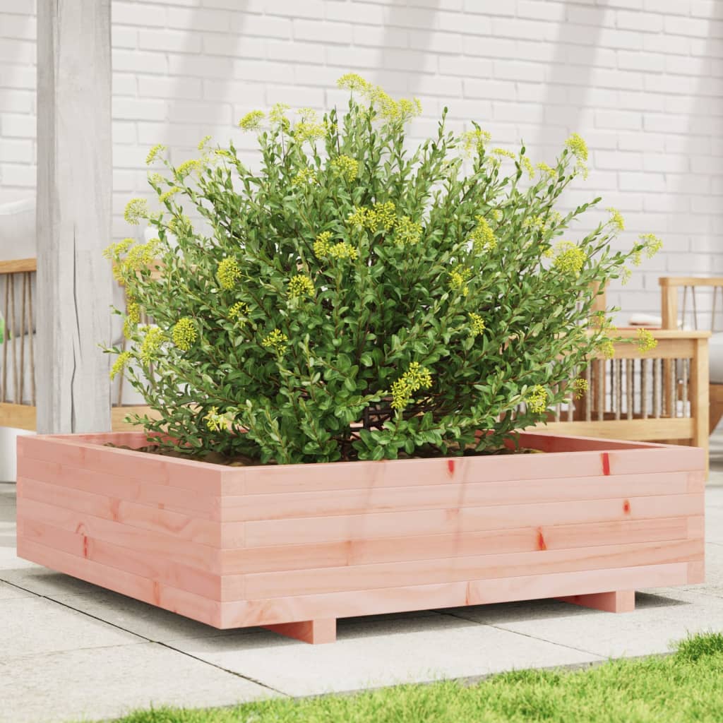 VidaXL Plannbak 90x90x26.5 cm Solid Douglashout