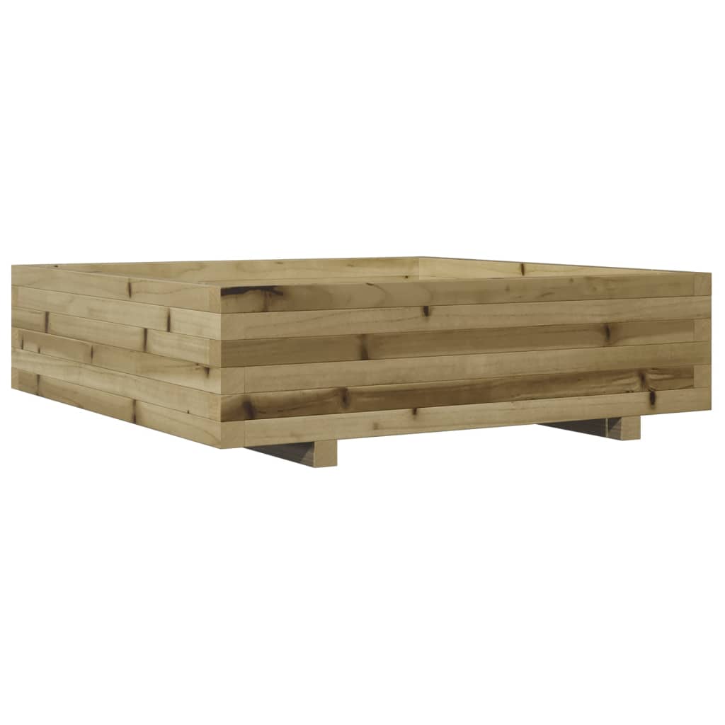 Škatla za načrtovanje Vidaxl 90x90x26,5 cm impregnirani borov les