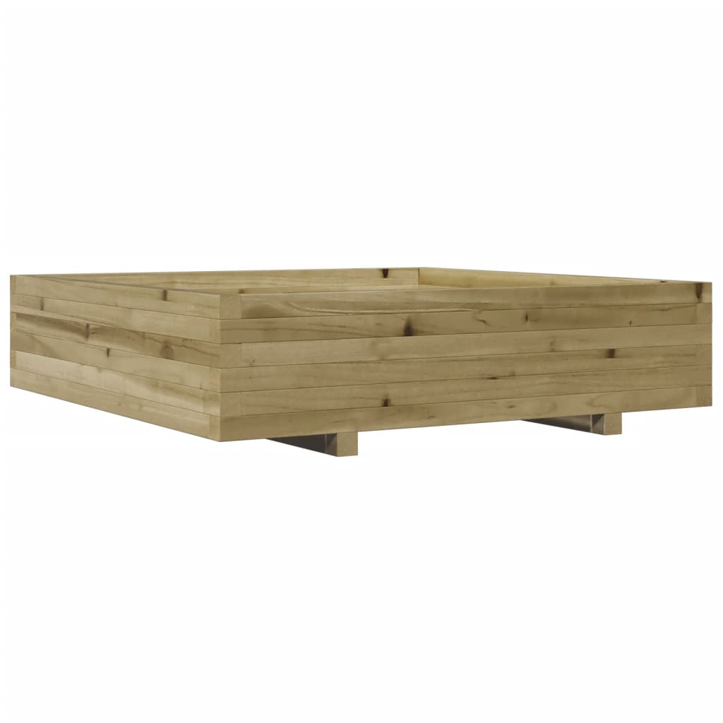 Vidaxl Načrtovanje škatle 100x100x26,5 cm impregnirani bor