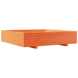 Vidaxl Planning Box 110x110x26,5 cm Solid Pine Wax Brown