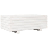 VIDAXL -Planungsbox 70x40x26,5 cm Festkiefer weiß