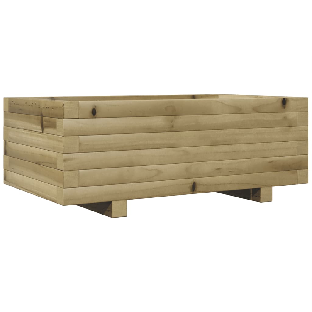 Vidaxl Načrtovanje škatle 70x40x26,5 cm impregnirani bor