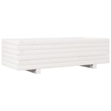 VIDAXL -Planungsbox 90x40x26,5 cm Festkiefer weiß