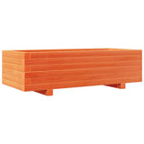 Vidaxl Planning box 90x40x26.5 cm Solid pine wash brown