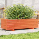 Vidaxl Planning box 90x40x26.5 cm Solid pine wash brown