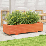 VidaXL Planning box 110x40x26.5 cm Solid pine wash brown