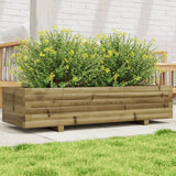 Vidaxl Načrtovanje škatle 110x40x26,5 cm impregnirani bor