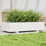 VidaXL Planning box 110x60x26.5 cm Solid pine white