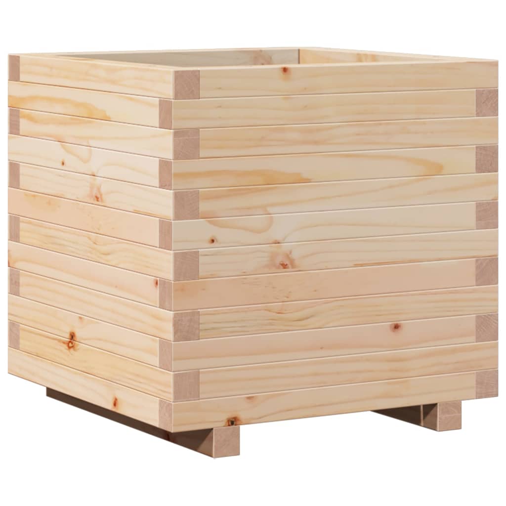 Casella di pianificazione Vidaxl 50x50x49.5 cm Pino solido