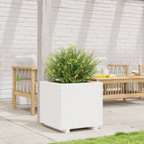 Vidaxl Načrtovanje škatle 50x50x49,5 cm trden borov beli