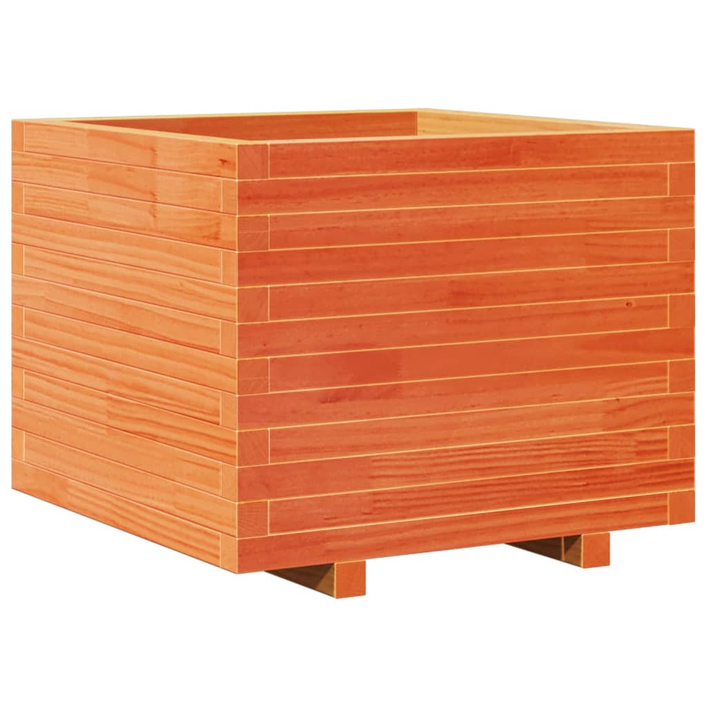 Vidaxl Načrtovanje škatle 60x60x49,5 cm trdno pranje borovega pranja
