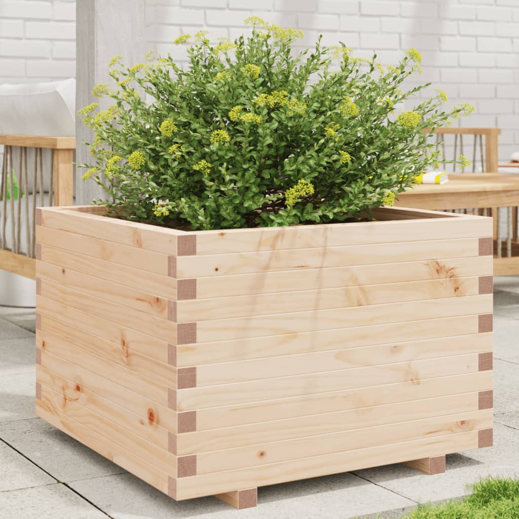 Vidaxl Planning Box 70x70x49,5 cm pevná borovice