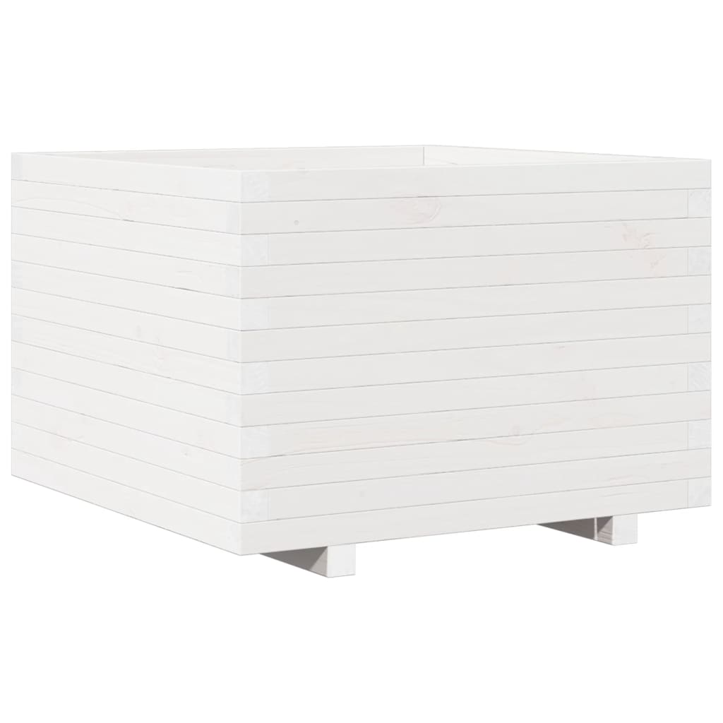 Plánovací box Vidaxl 70x70x49,5 cm pevná borovice bílá