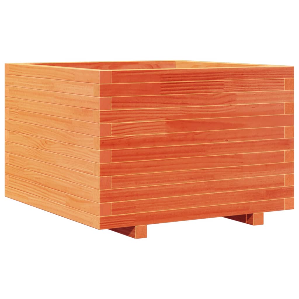 Spanter Vidaxl Big 70x70x49,5 cm pevná borovice promývá hnědá