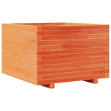 Spanter Vidaxl Big 70x70x49,5 cm pevná borovice promývá hnědá