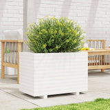 Plánovací box Vidaxl 70x40x49,5 cm pevná borovice bílá