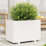 Plánovací box Vidaxl 70x40x49,5 cm pevná borovice bílá