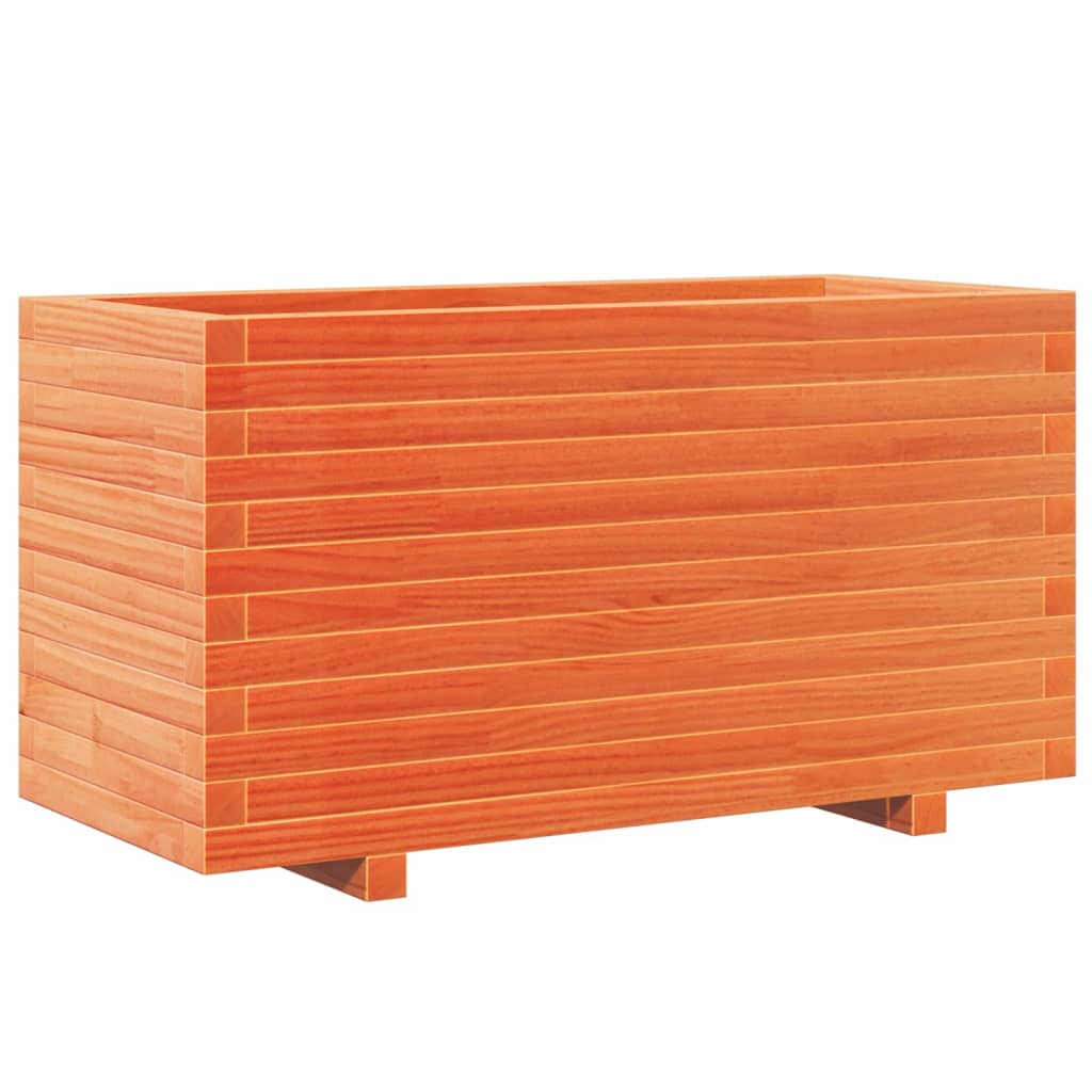 Vidaxl Planning box 90x40x49.5 cm Solid pine wash brown