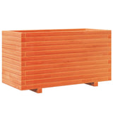 Vidaxl Planning box 90x40x49.5 cm Solid pine wash brown