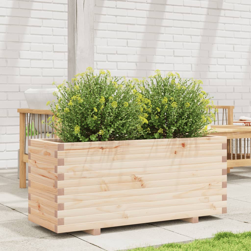 VidaXL Planning box 110x40x49.5 cm Solid pine