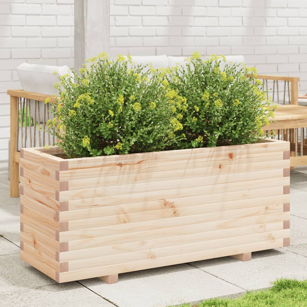VidaXL Planning box 110x40x49.5 cm Solid pine