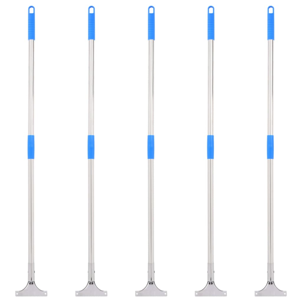 Vidaxl Floor wiper handles 5 st 119.5 cm steel and plastic