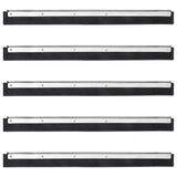 VidaXL floor wiping heads 5 st 45.5x2x5 cm steel and rubber