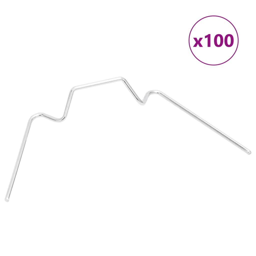 Vidaxl serra morsetti da 100 pezzi W del tipo in acciaio zincato